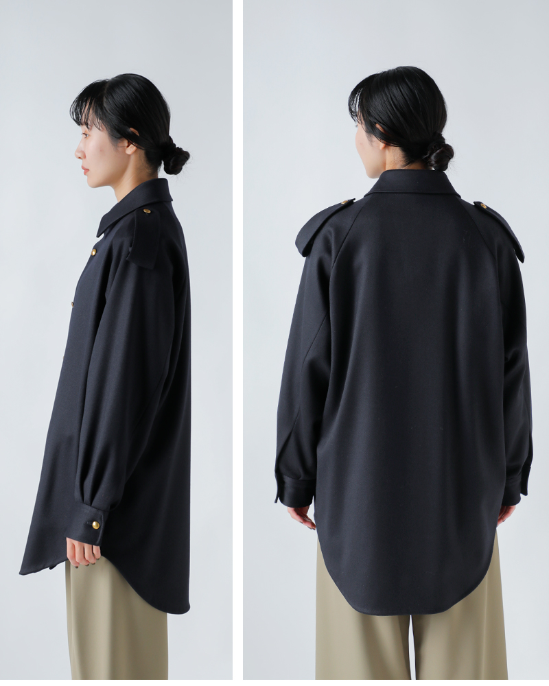 Scye(TC)E[Lo[cCI[o[VcR[ggCavalryTwillOverShirtCoath1225-73038