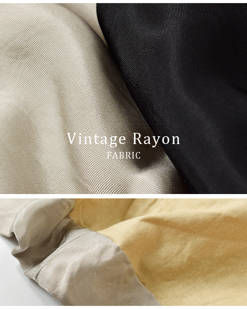 Vlas Blomme(ヴラスブラム・ブラスブラム)ヴィンテージレーヨンジレ13306095