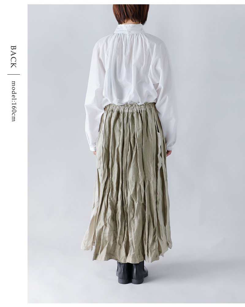 Vlas Blomme(ヴラスブラム・ブラスブラム)ヴィンテージレーヨンギャザースカート13532095