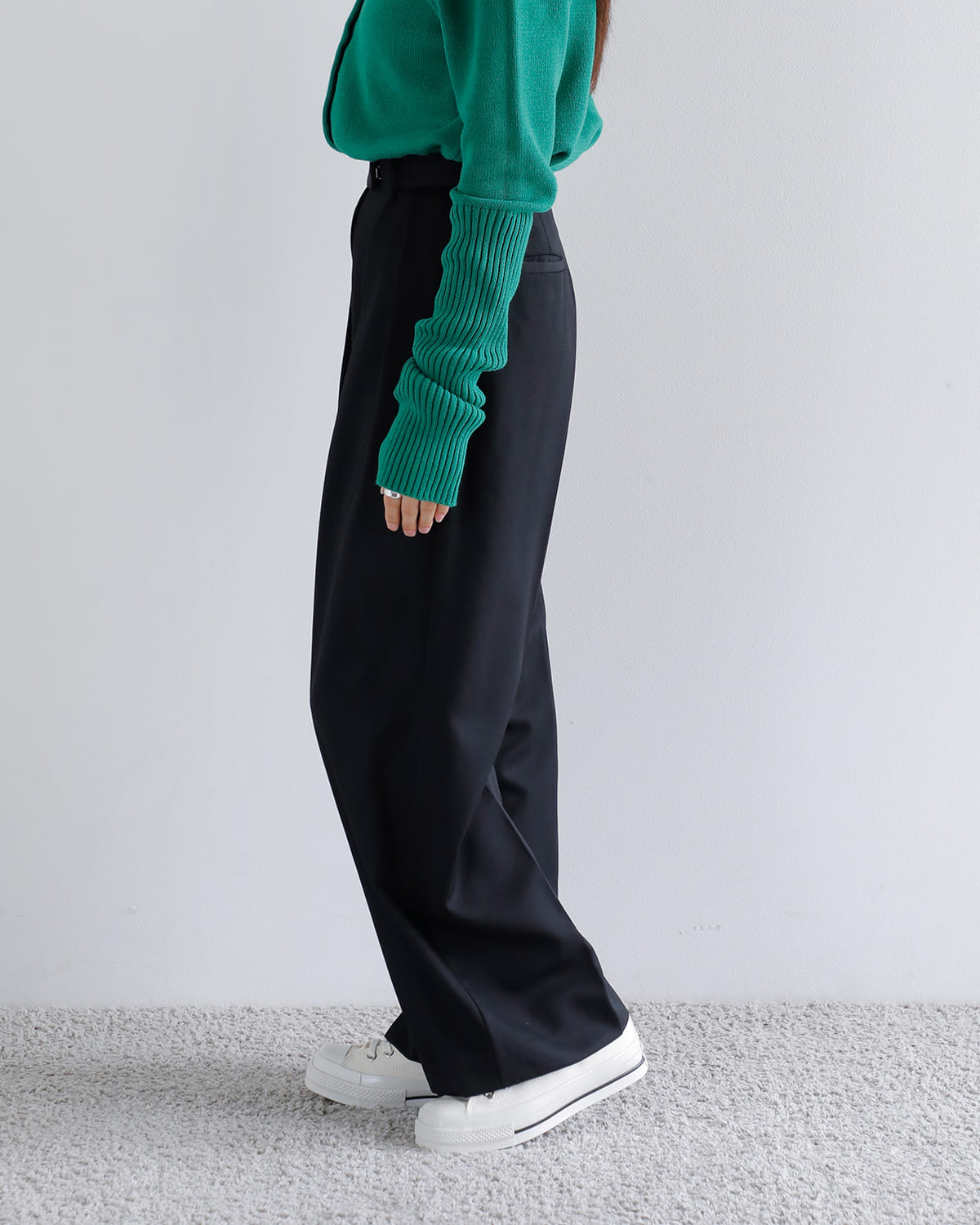 CREDONA クレドナ　パンツ CREDONA クレドナ ウール スラックス イチグン パンツ “THE C