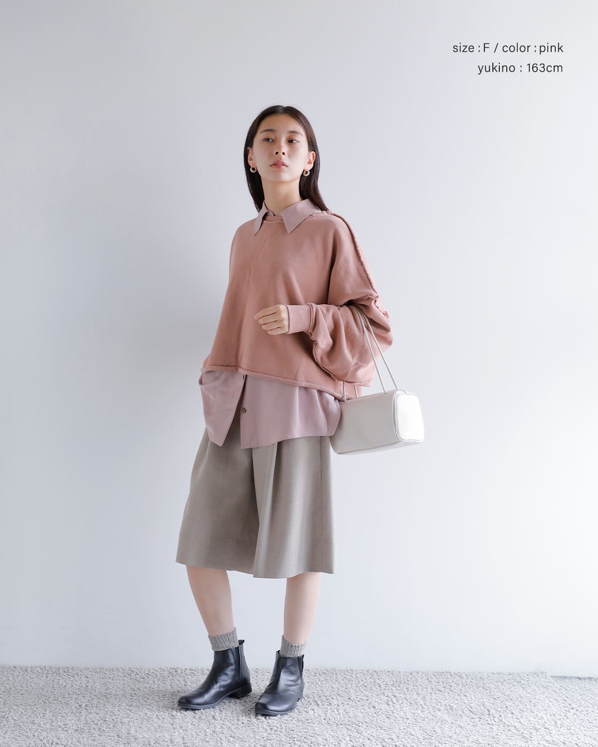 CREDONA(クレドナ)シルキーシャツ “SILKY SHIRT” 1425310320