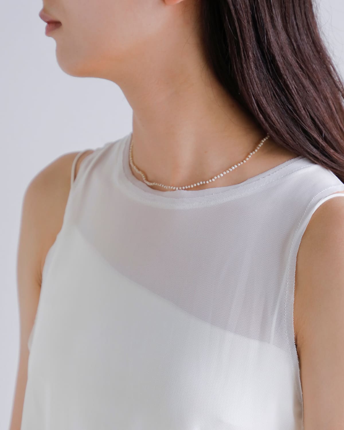 CREDONA(クレドナ)チュールカップインキャミソール “TULLE TANK SET CUP IN TOP” 1425312314