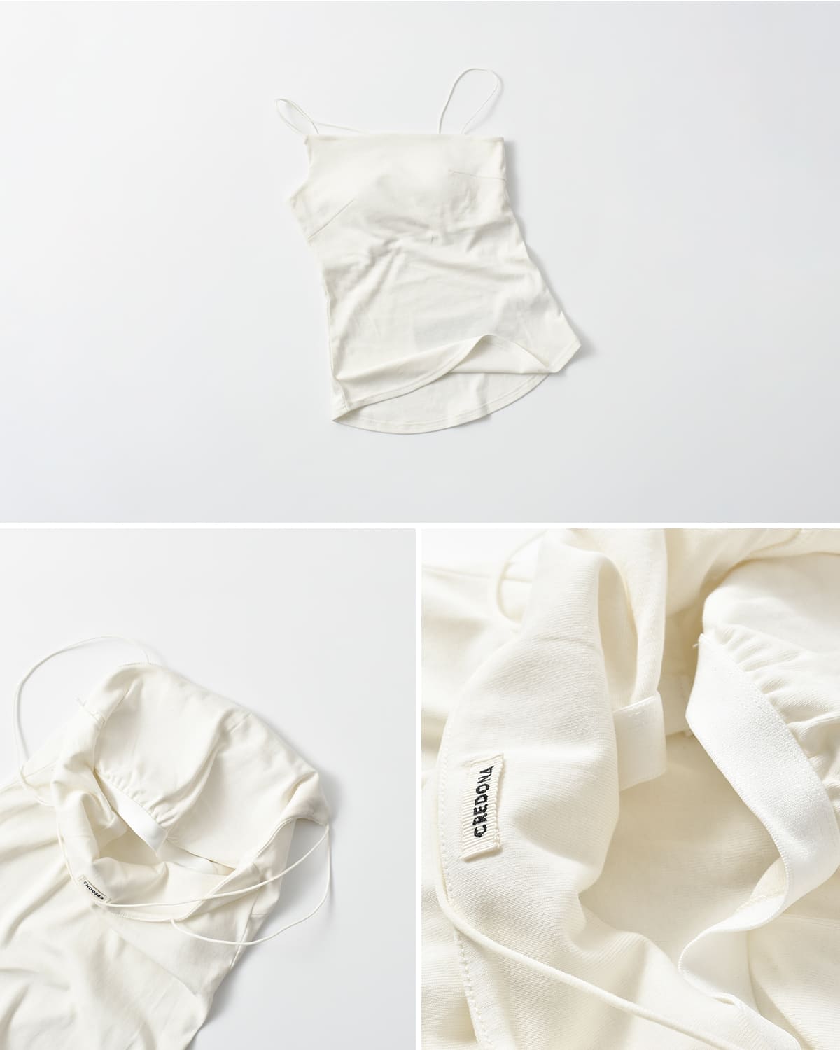 CREDONA(クレドナ)チュールカップインキャミソール “TULLE TANK SET CUP IN TOP” 1425312314