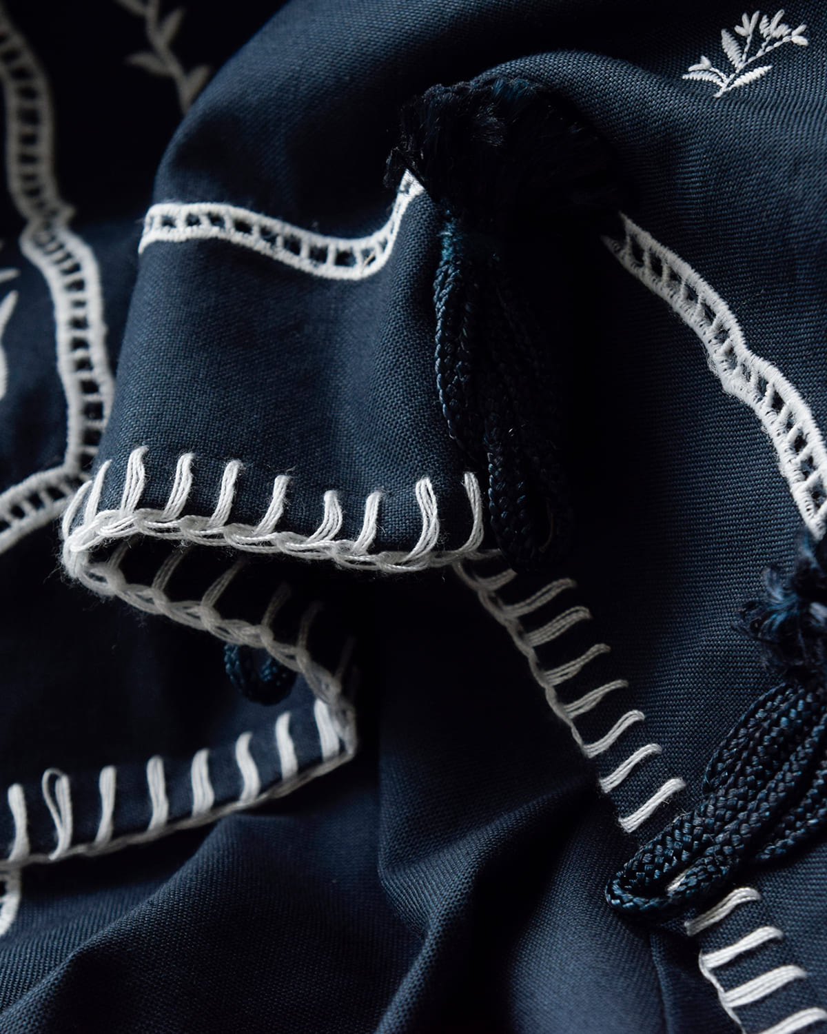 CREDONA(クレドナ)コットンレース刺繍ブラウスジャケット “VENEZIA LACE BLOUSE” 1425410371-0