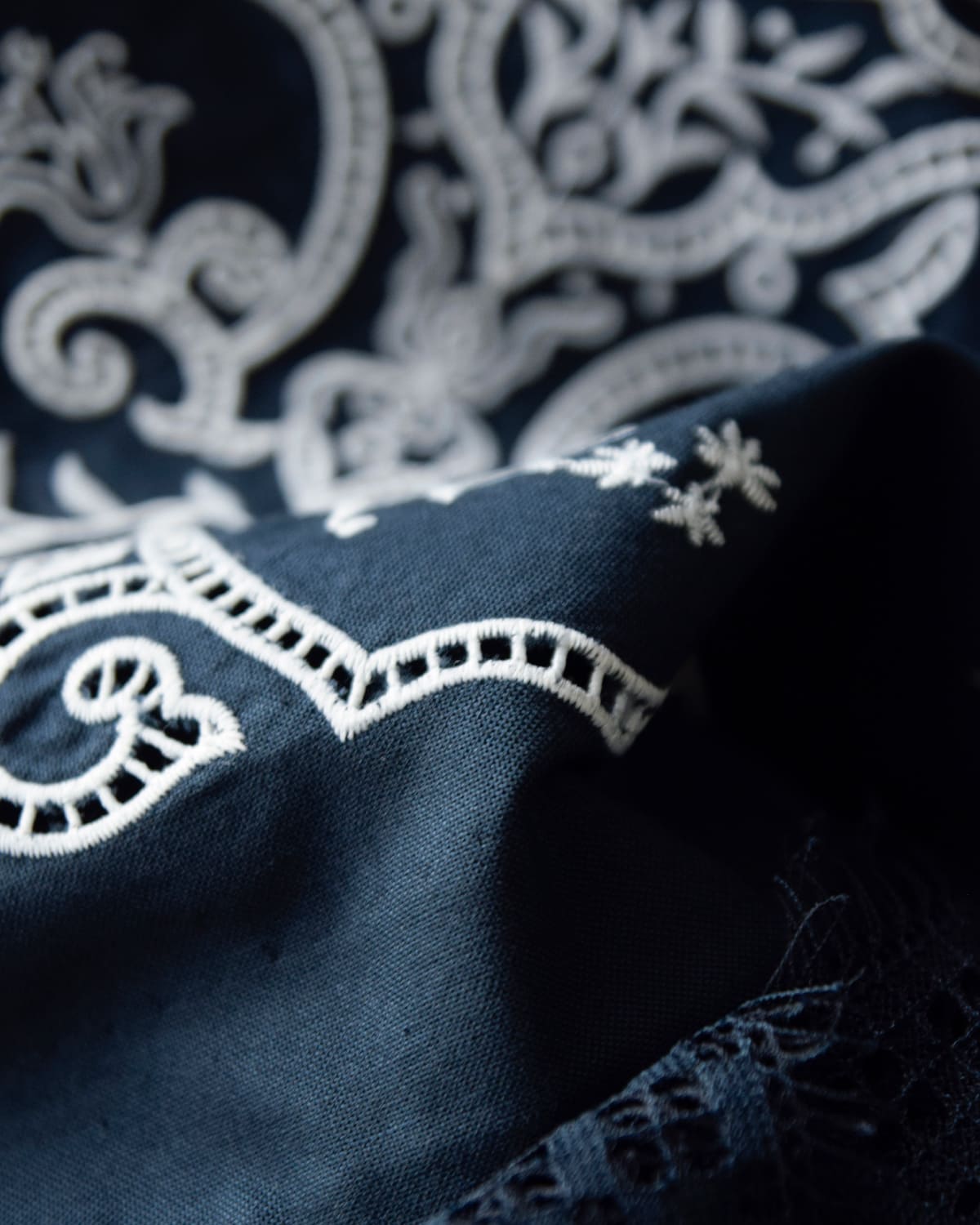 CREDONA(クレドナ)コットンレース刺繍ラップスカート “VENEZIA LACE SKIRT” 1425421369-0