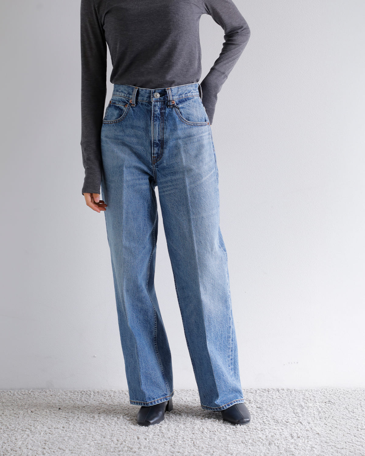 CREDONA(クレドナ)コットンデニムパンツ “THE C EVERYDAY DENIM” 1425422400-0