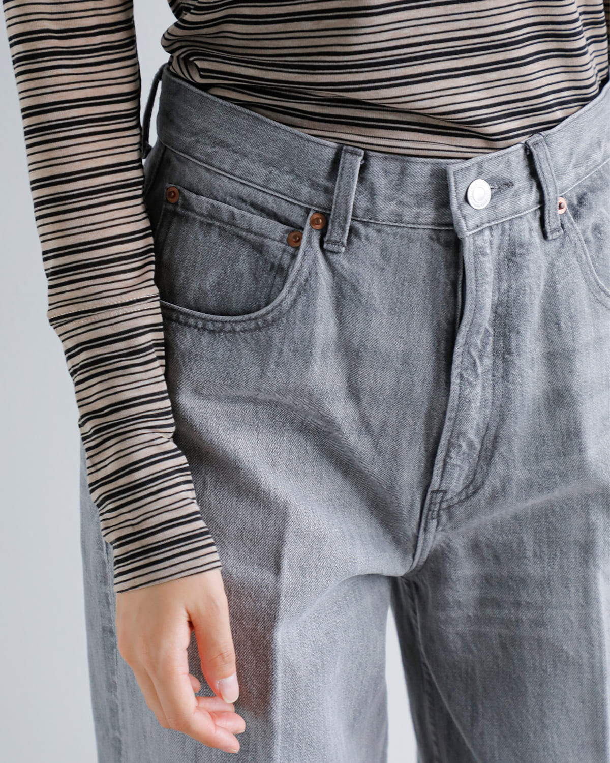 CREDONA(クレドナ)コットンデニムパンツ “THE C EVERYDAY DENIM” 1425422400-0