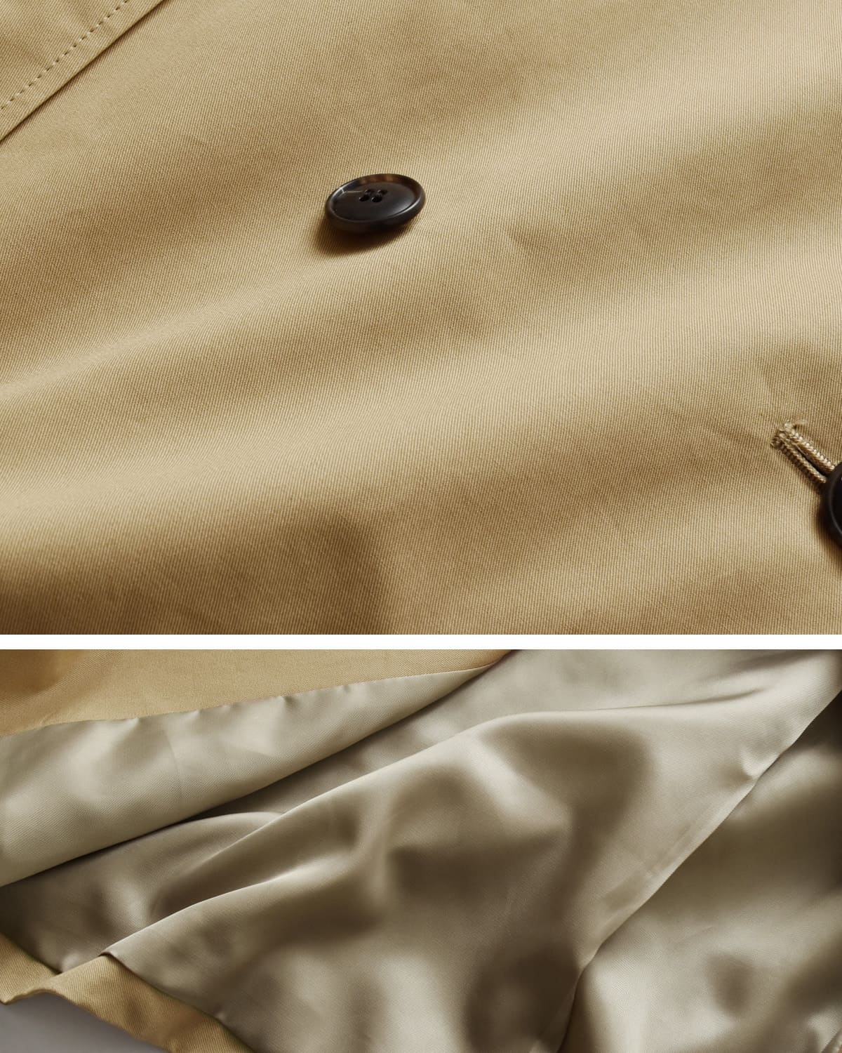 CREDONA(クレドナ)60/2コットンギャバジンハーフトレンチコート “NORMANDY HALF TRENCH COAT” 1425500354-0