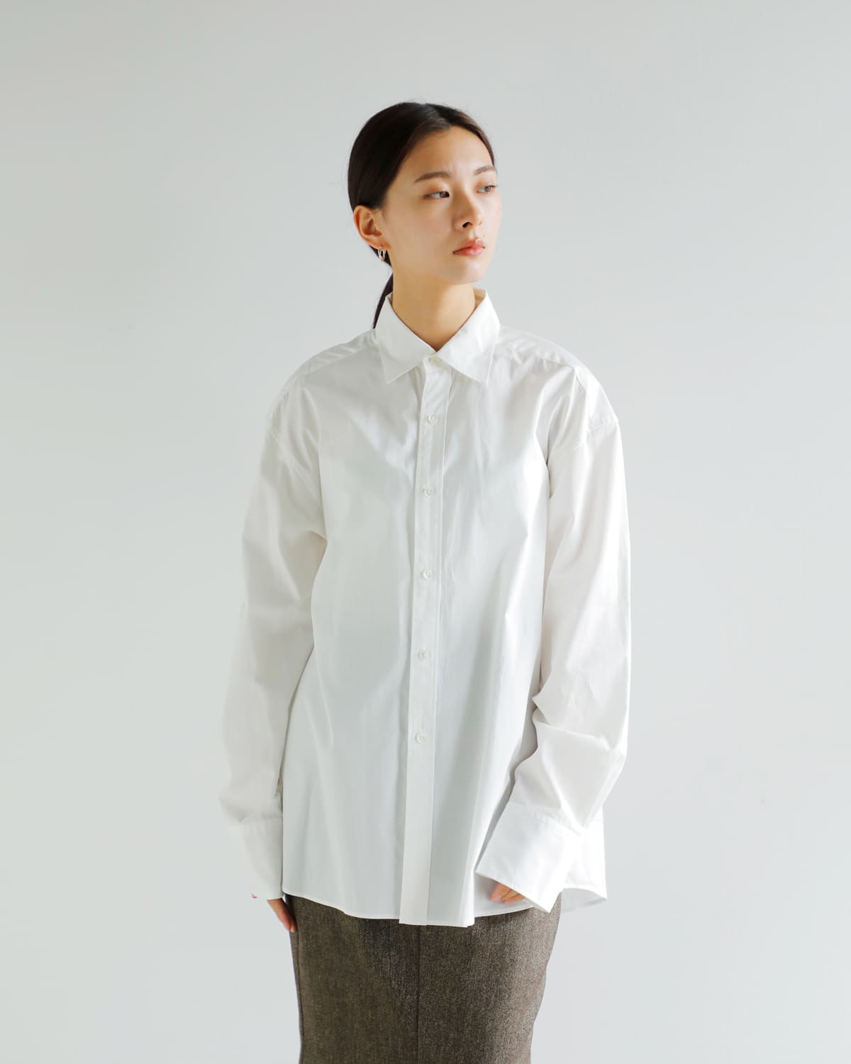 CREDONA(クレドナ)超長綿コットンドレスシャツ “THE C EVERYDAY SHIRT” 1425510363-0