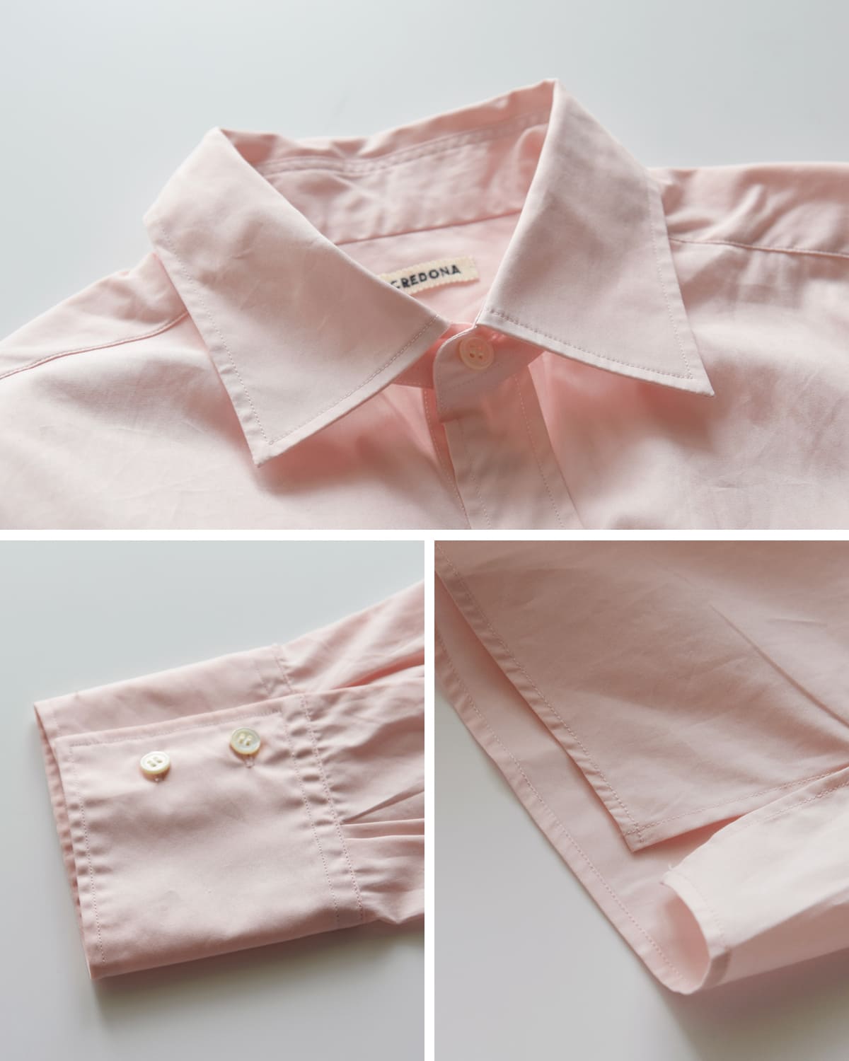 CREDONA(クレドナ)超長綿コットンドレスシャツ “THE C EVERYDAY SHIRT” 1425510363-0
