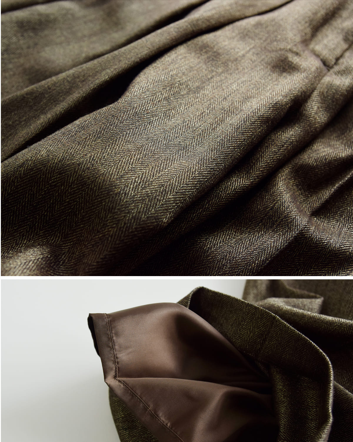 CREDONA(クレドナ)高密度ウールギャバジンツータックスラックスパンツ “THE C ICHIGUN PANTS” 1425520359-0