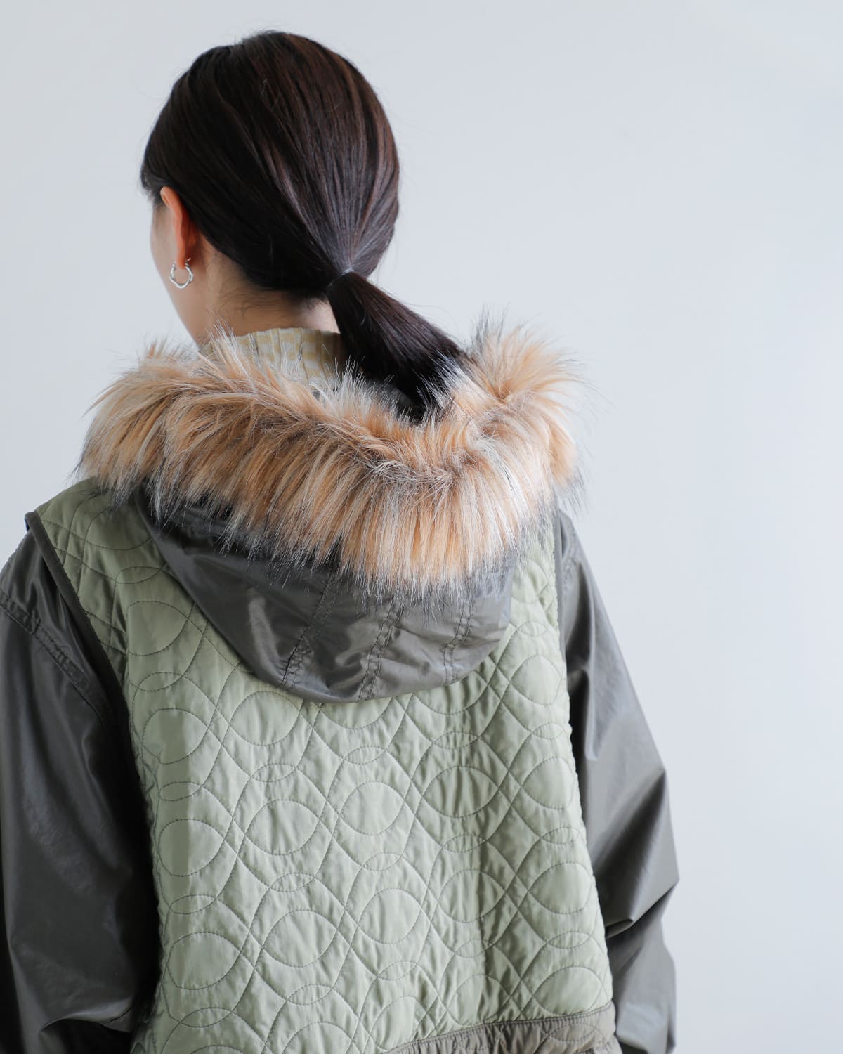 beautiful people(ビューティフルピープル)マルチレイヤリングハイカウントチンツ4wayモッズコート “Multilayering highcount chintz modscoat” 1535103009