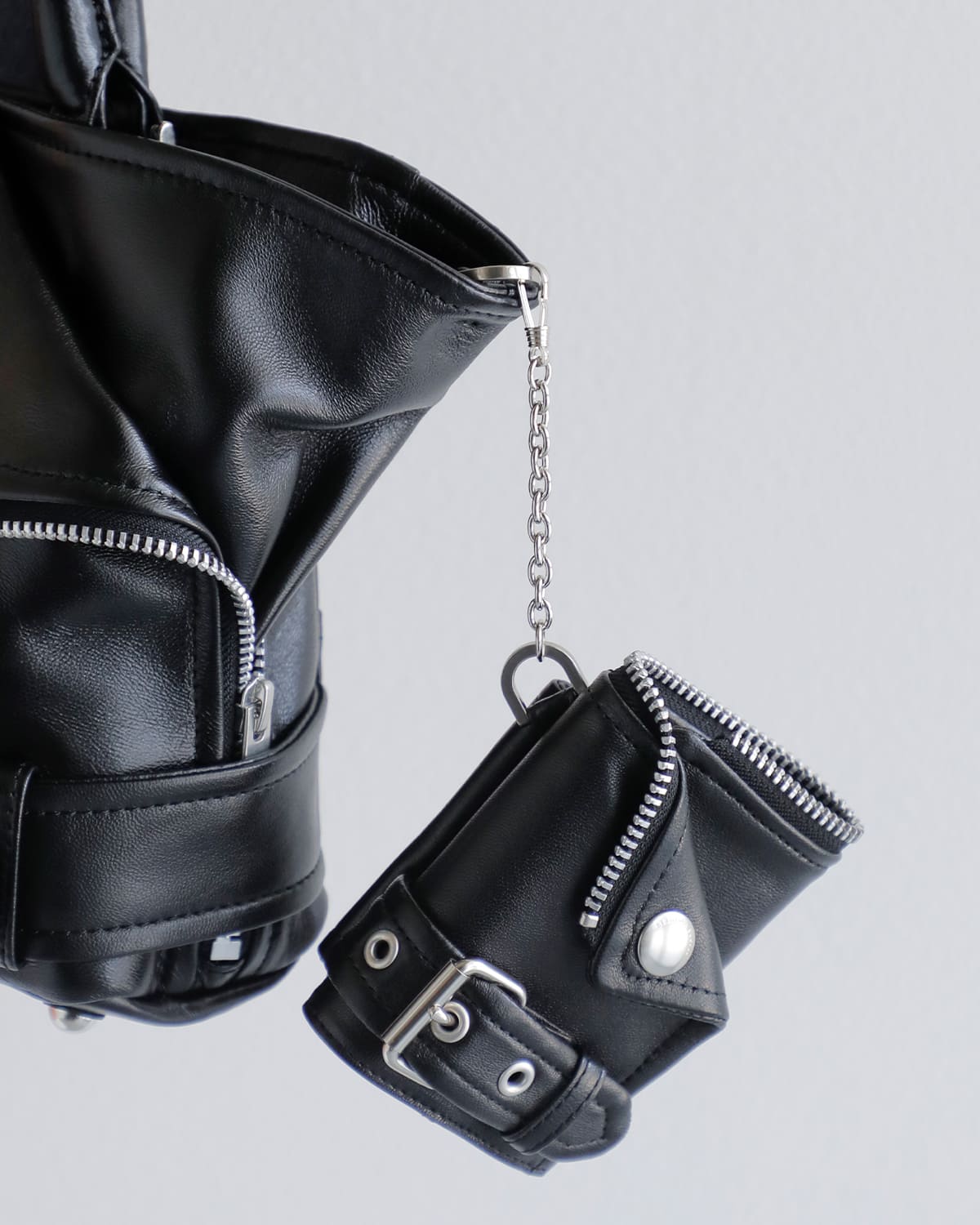 beautiful people(ビューティフルピープル)シープスキンライダースプチウォレット “Riders petit wallet” 1535511908