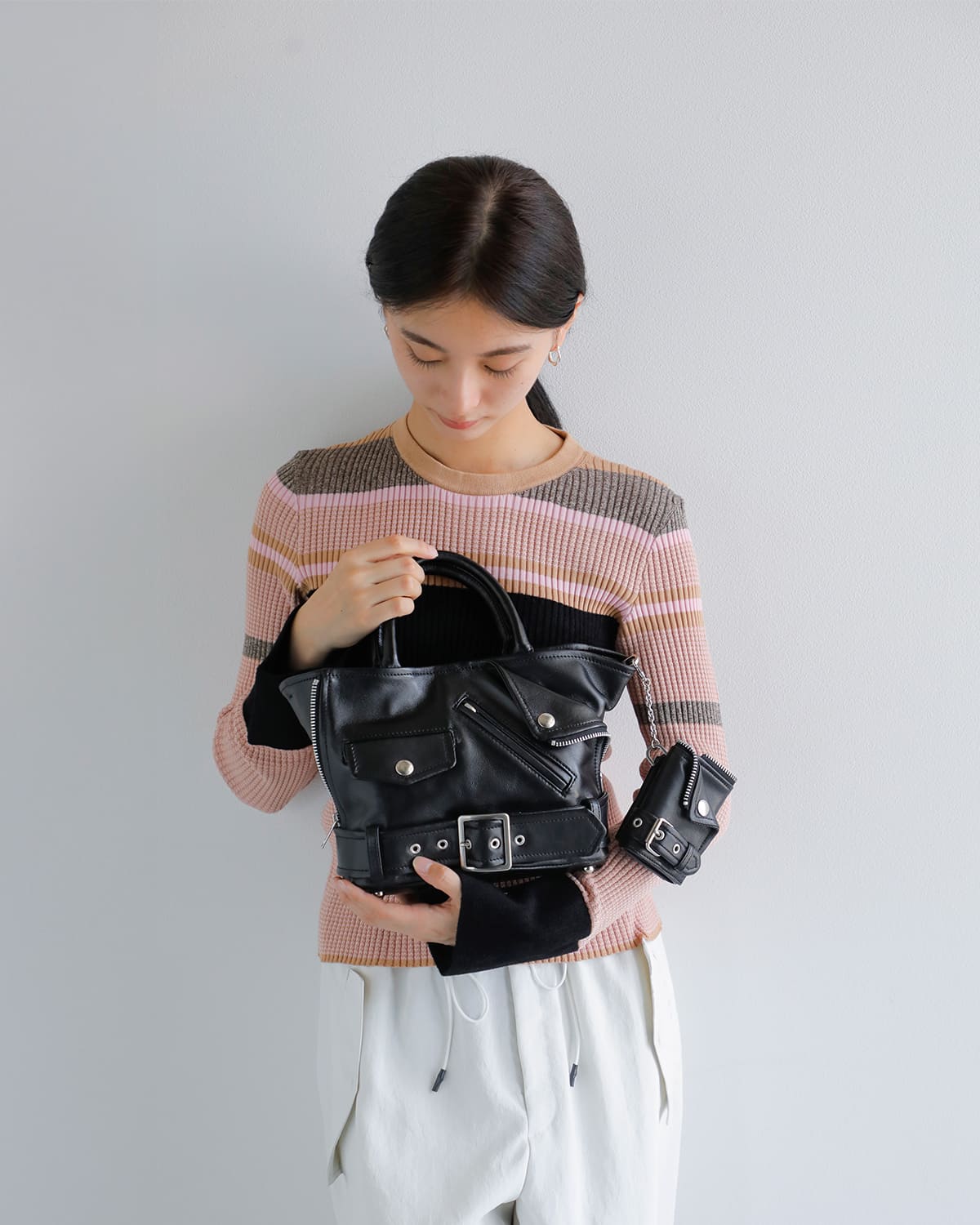 beautiful people(ビューティフルピープル)シープスキンライダースプチウォレット “Riders petit wallet” 1535511908