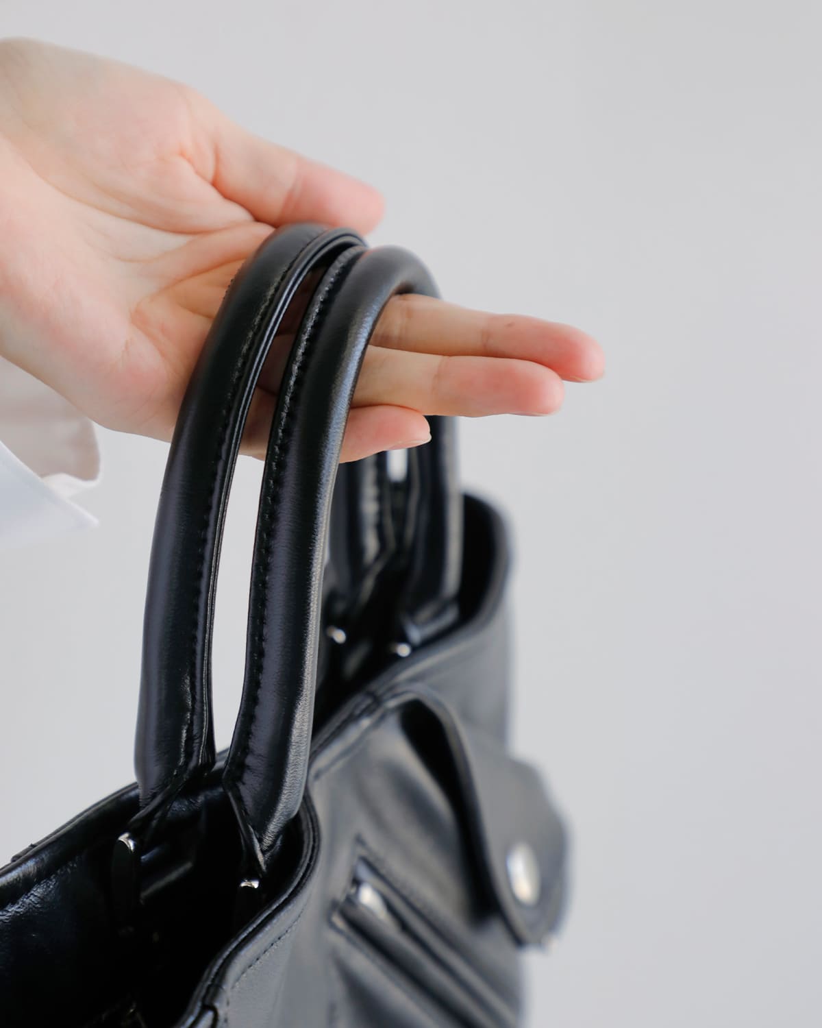 beautiful people(ビューティフルピープル)シープスキンライダーストートバッグ “Excerption riders kids tote bag” 1535611905