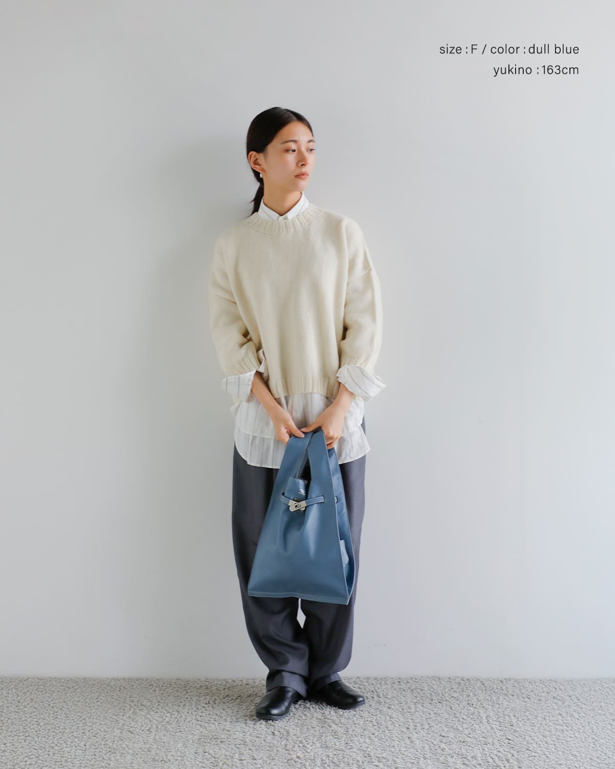 beautiful people(ビューティフルピープル)シュリンクレザーラージマーケットバッグ “Large marcket bag in shrink leather” 1535611952