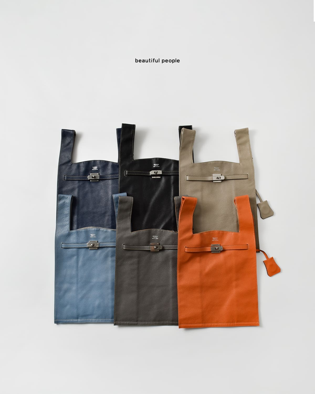beautiful people　レザーバッグ beautiful people ビューティフルピープル シュリンクレザー