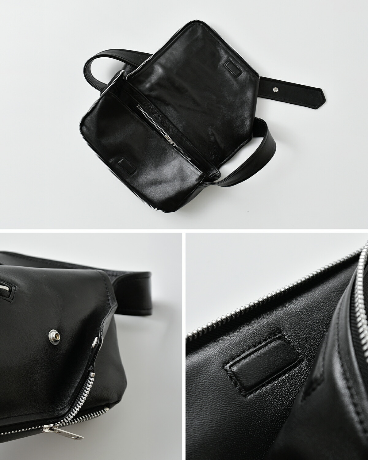 beautiful people(ビューティフルピープル)シープスキンライダースフラップショルダーバッグ “Excerption riders kids flap shoulder bag” 1535611974