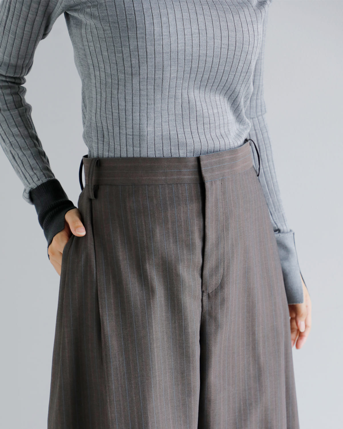 beautiful people ビューティフルピープル ウールシルク サイド