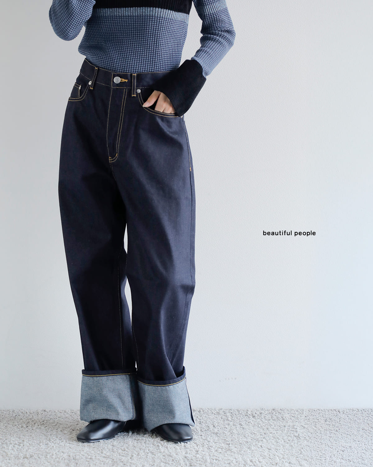 【最安値】beautiful people selvedge denim beautiful people ジーンズ デニム デニムパンツ ビューティフル