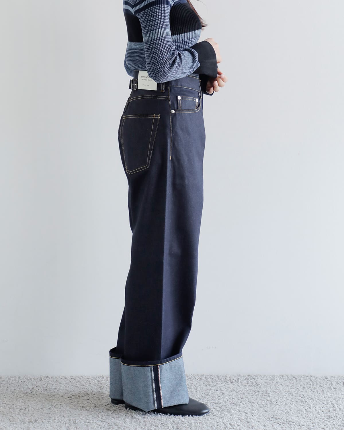 beautiful people ビューティフルピープル　デニム selvedge denim oldies fit（デニムパンツ）｜beautiful people