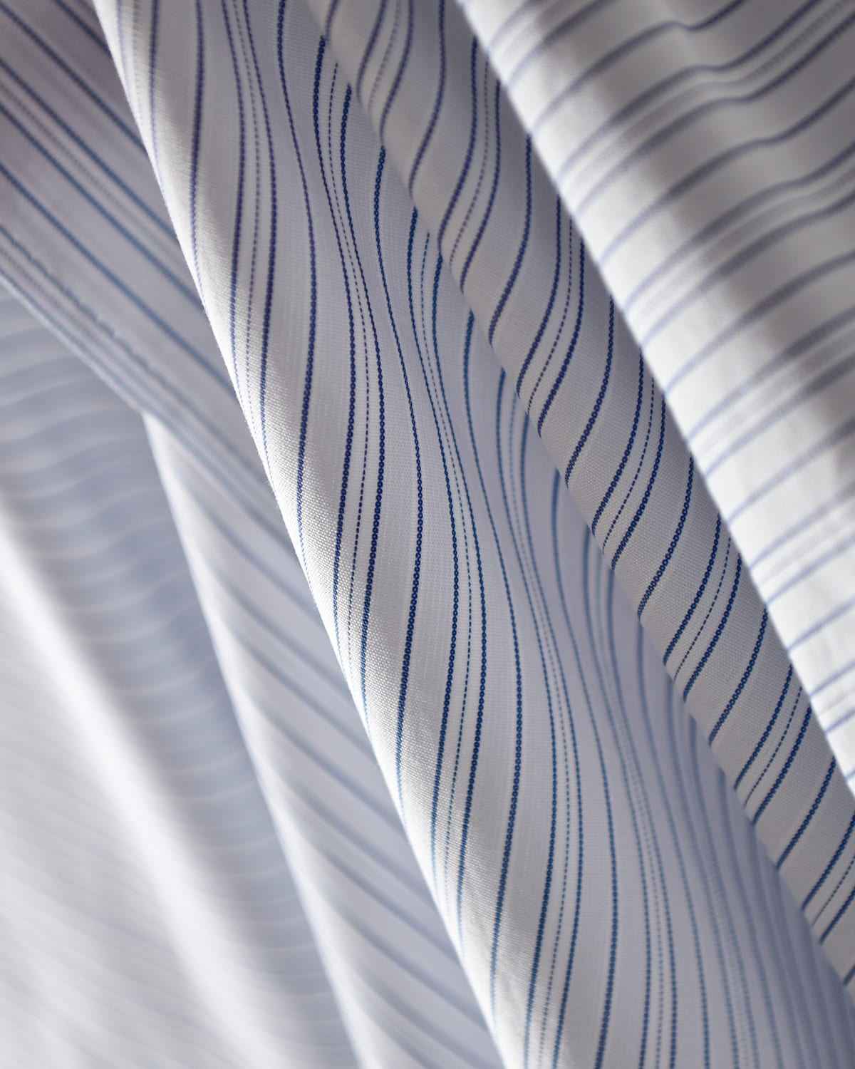 beautiful people(ビューティフルピープル)フィンクスコットンストライプシャツ “Double-front finx stripe shirt” 1545106003