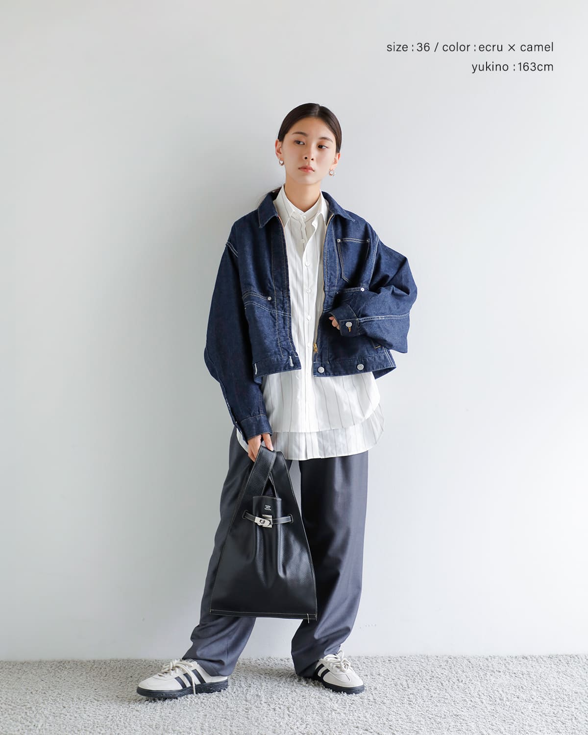 beautiful people(ビューティフルピープル)ダブルフロントコットンシルクストライプシャツ “Double-front cotton silk JQstripe shirt” 1545106009