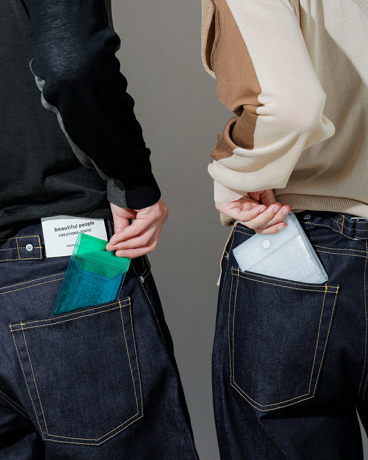 beautiful people(ビューティフルピープル)PVCスケルトンエンボスコインケース“nothingtohidevinylcoincase “” 1626512002