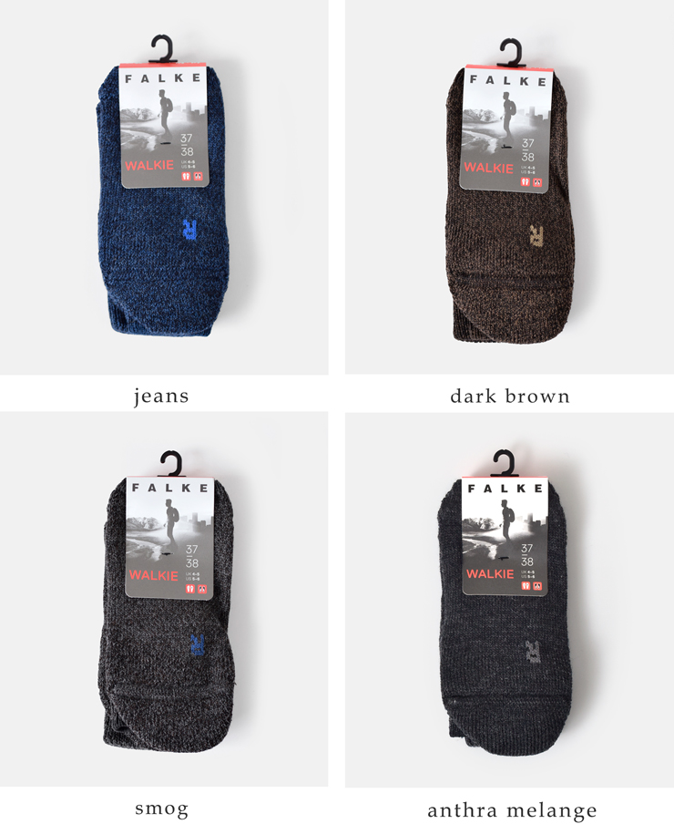 FALKE(ファルケ)ウールミックスウォーキングソックス“WALKIE”16480
