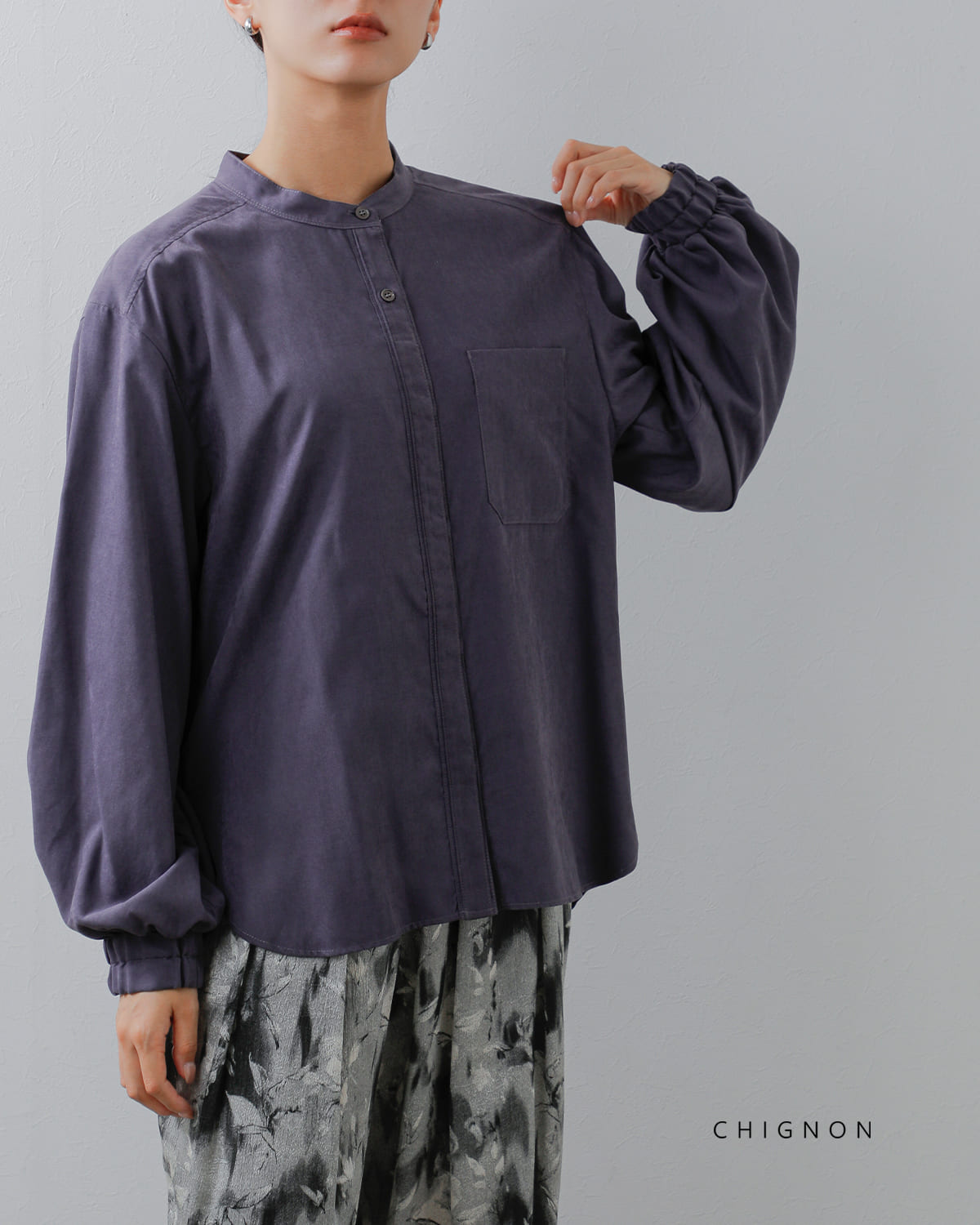CHIGNON(シニヨン)ブルゾン シャツ1655-250mk