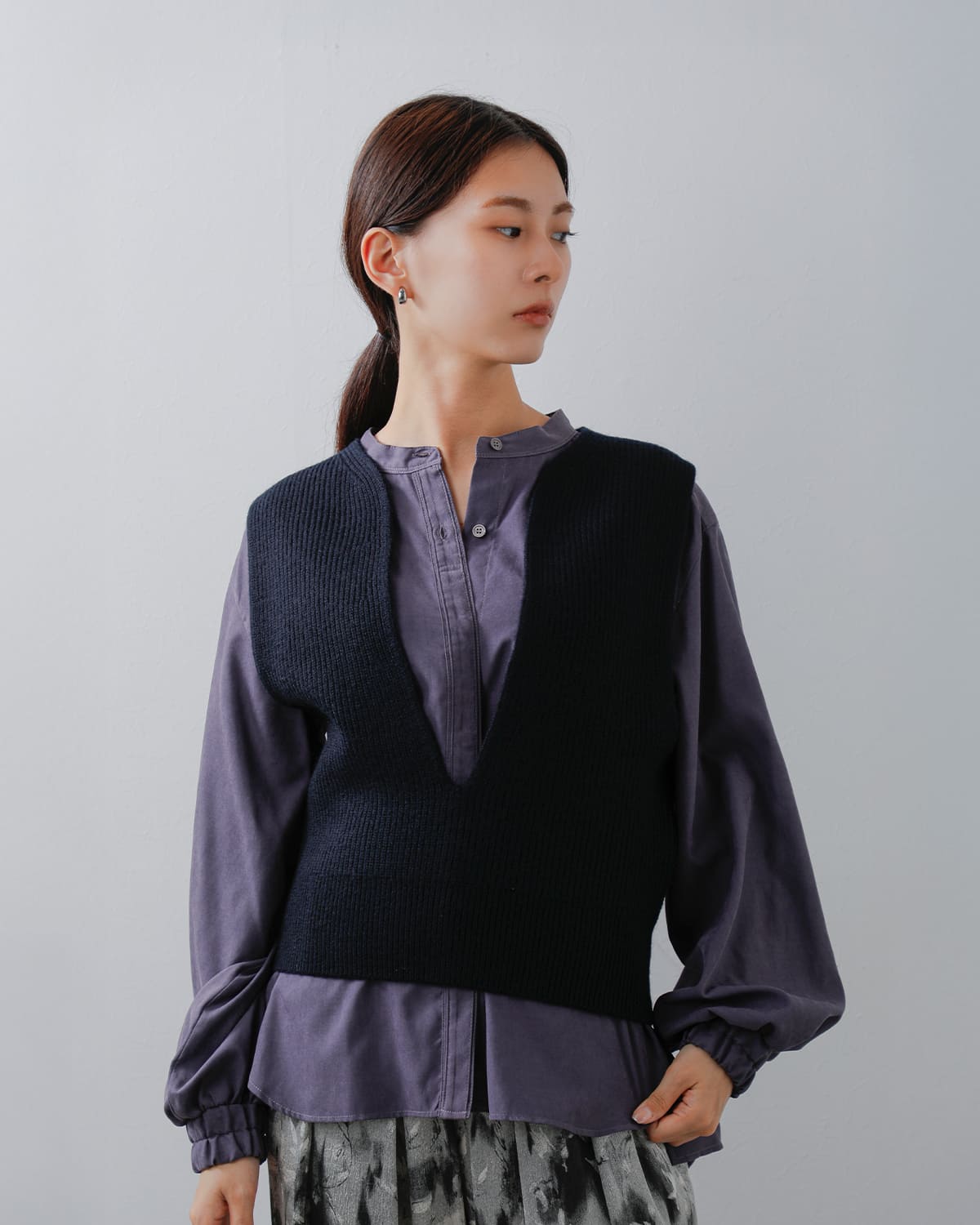 CHIGNON(シニヨン)ブルゾンシャツ 1655-250mk