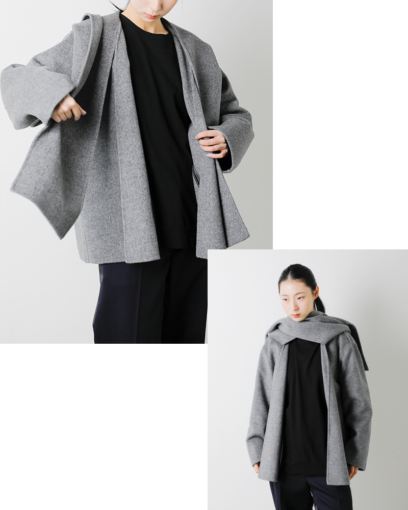 YLEVE(C[)SUPER100sE[_uNXt[fbhR[ggSUPER100sWOOLDOUBLECLOTHHOODEDCOh168-5210069