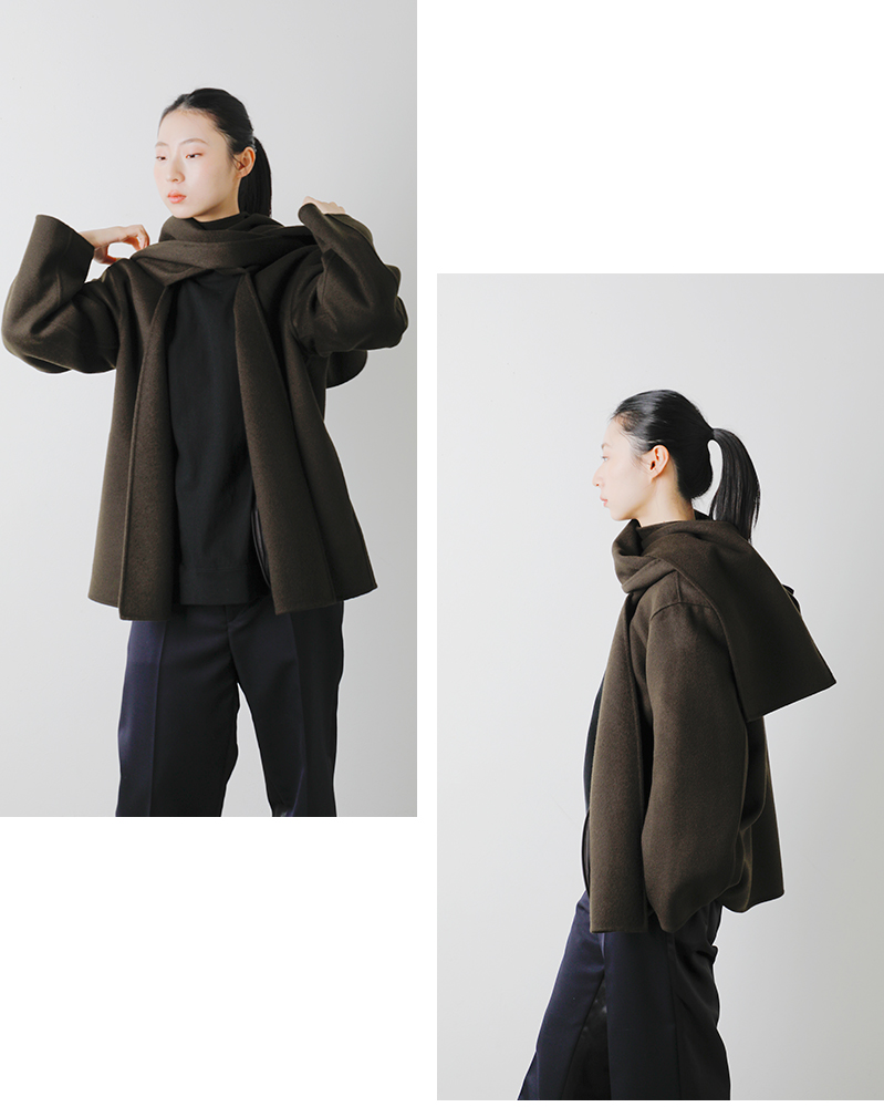 YLEVE(C[)SUPER100sE[_uNXt[fbhR[ggSUPER100sWOOLDOUBLECLOTHHOODEDCOh168-5210069