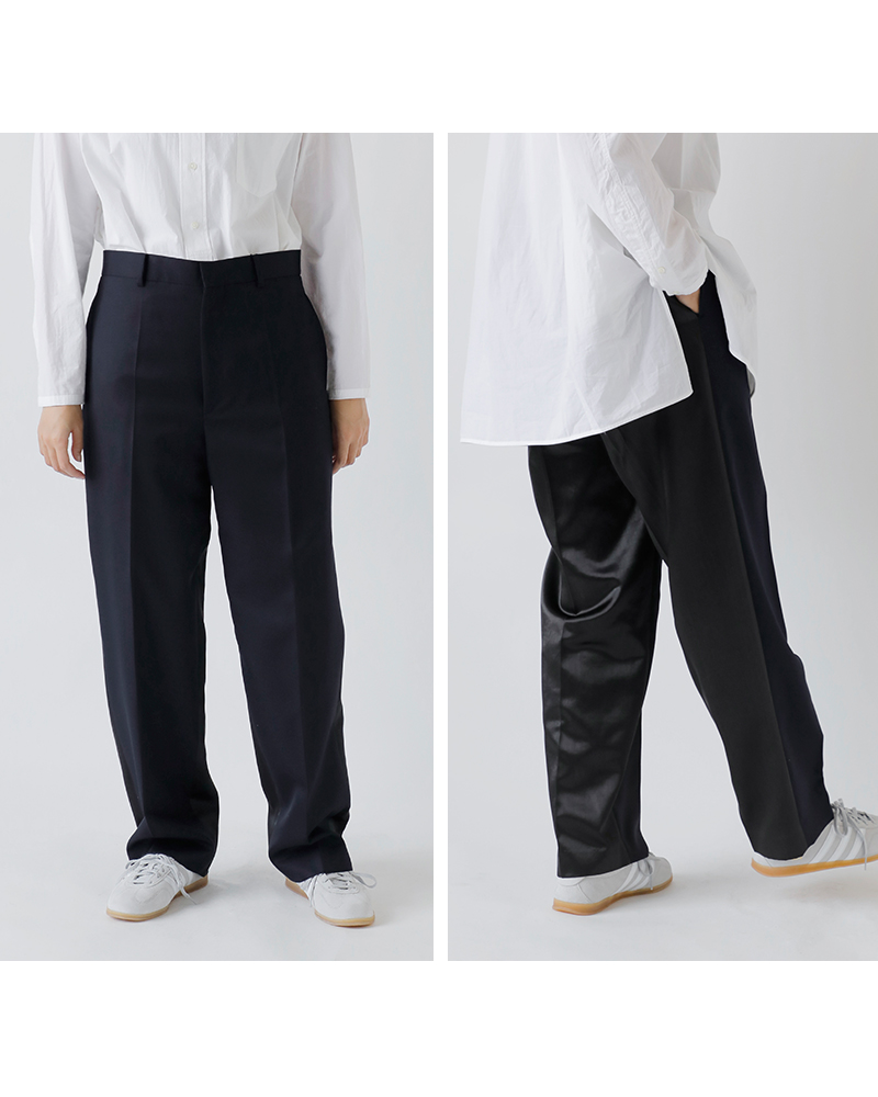 YLEVE イレーヴ ストレート トラウザー パンツ “WOOL MOHAIR