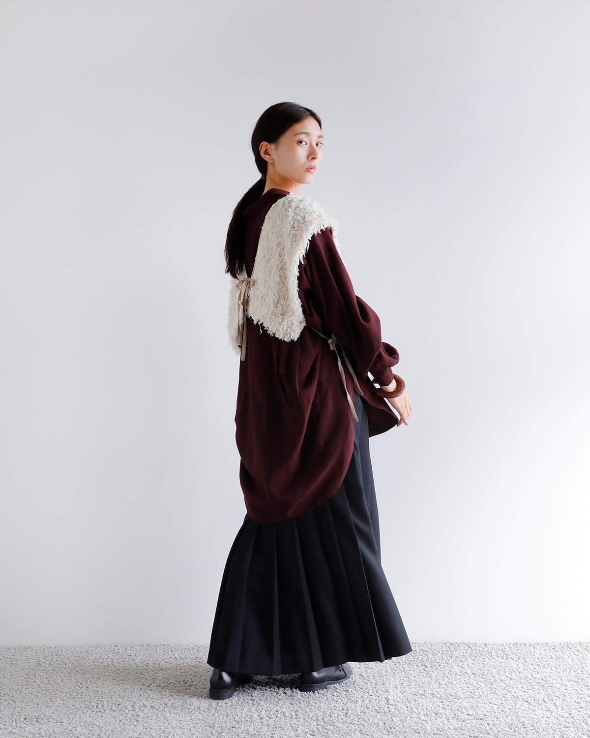 CHIGNON シニヨン Rツイル ビック シャツ 1854-013kk-kk 2025aw