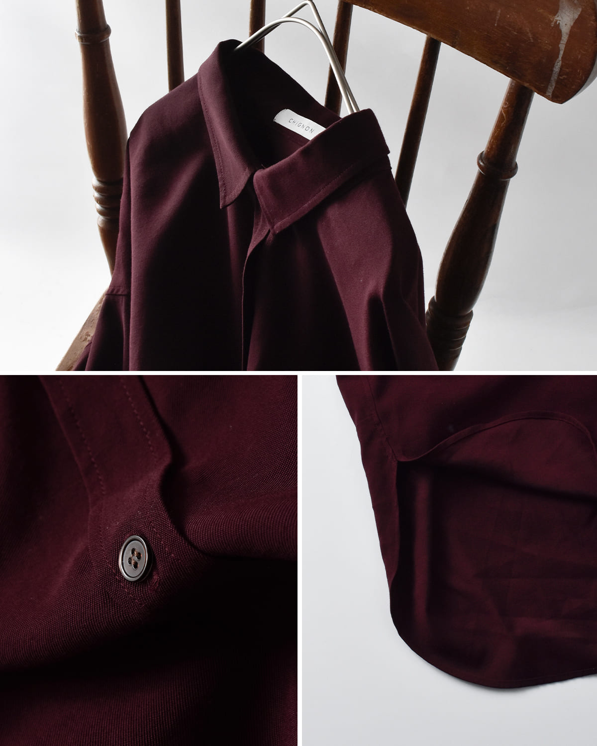 CHIGNON(シニヨン)Rツイルビックシャツ 1854-013kk