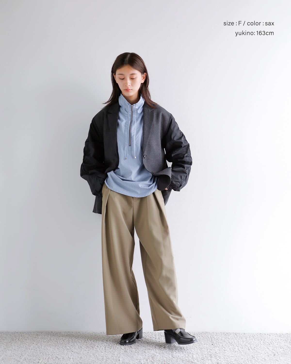 新品未使用【CHIGNON/シニヨン】フェイクレザージャケット CHIGNON (シニヨン) ジャケット｜アウター｜お取扱店｜2024秋冬