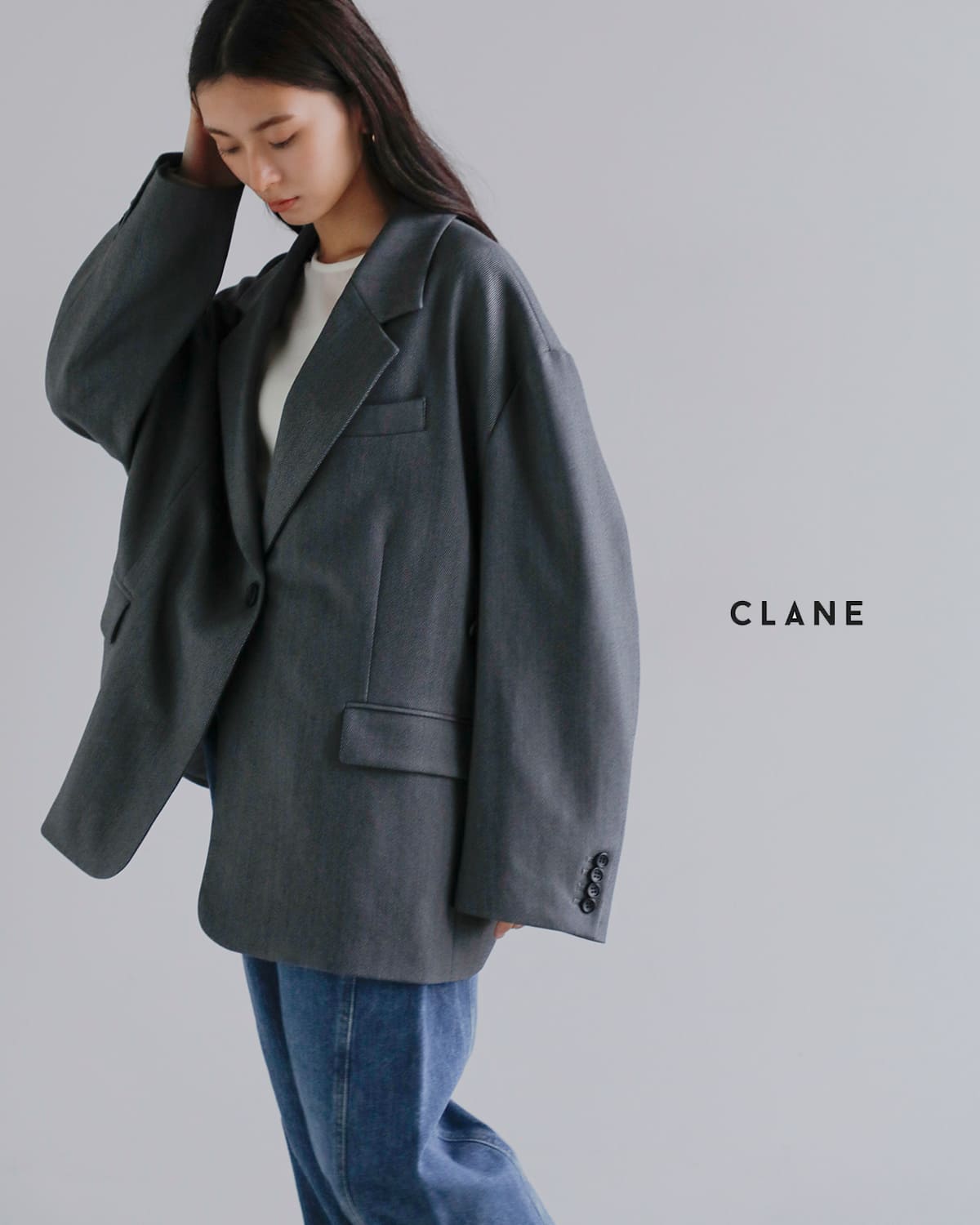 CLANE(クラネ)2way テーラード オーバー ジャケット19103-0462