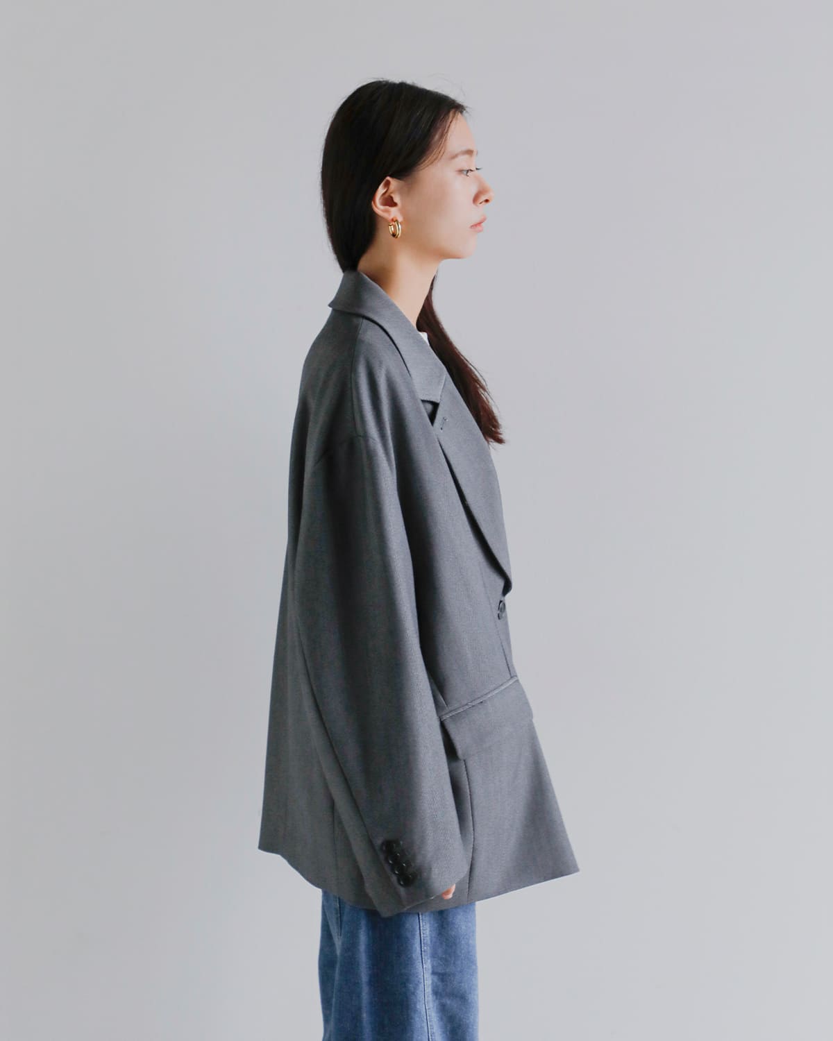 CLANE(クラネ)2wayテーラードオーバージャケット 19103-0462