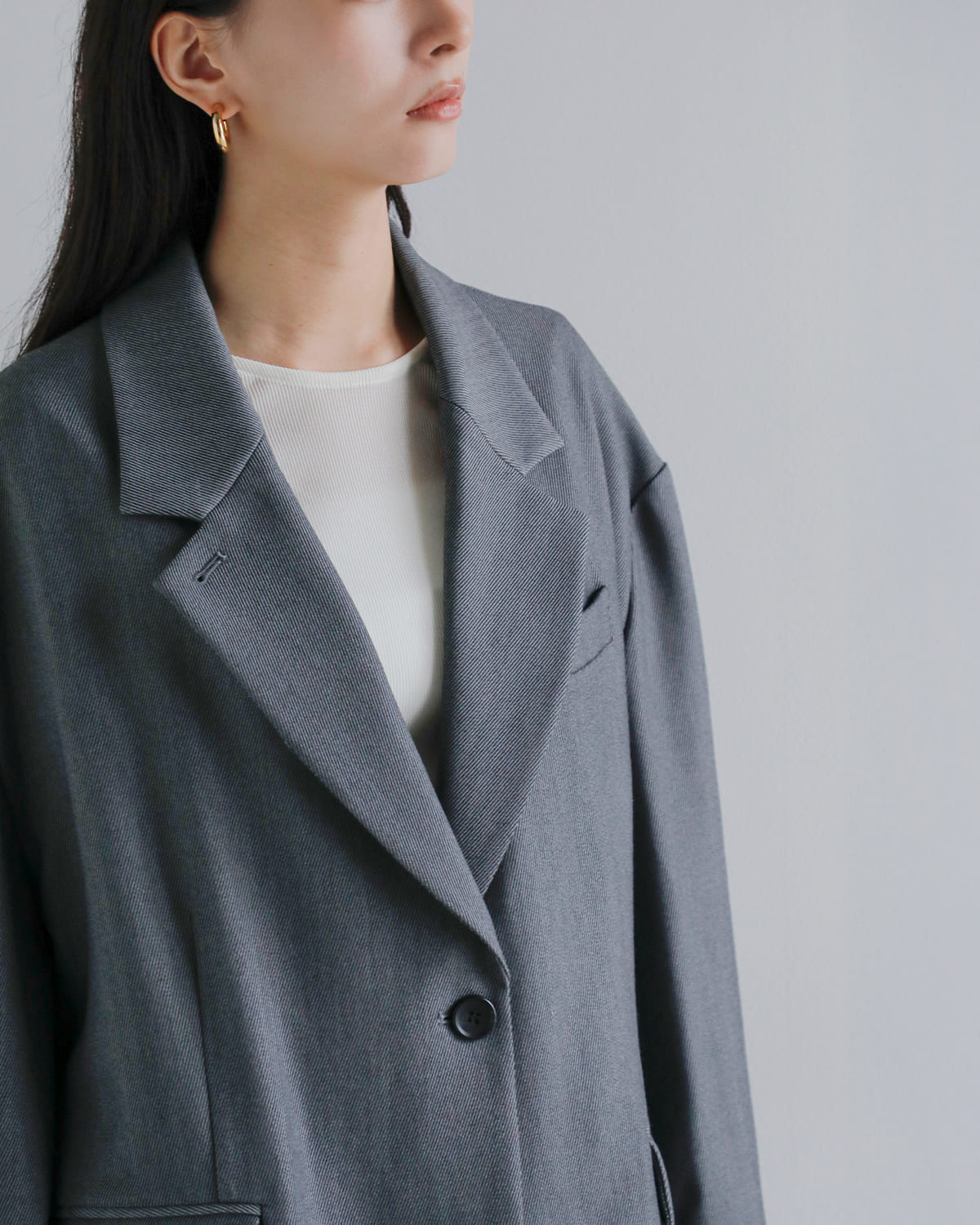 CLANE(クラネ)2wayテーラードオーバージャケット 19103-0462