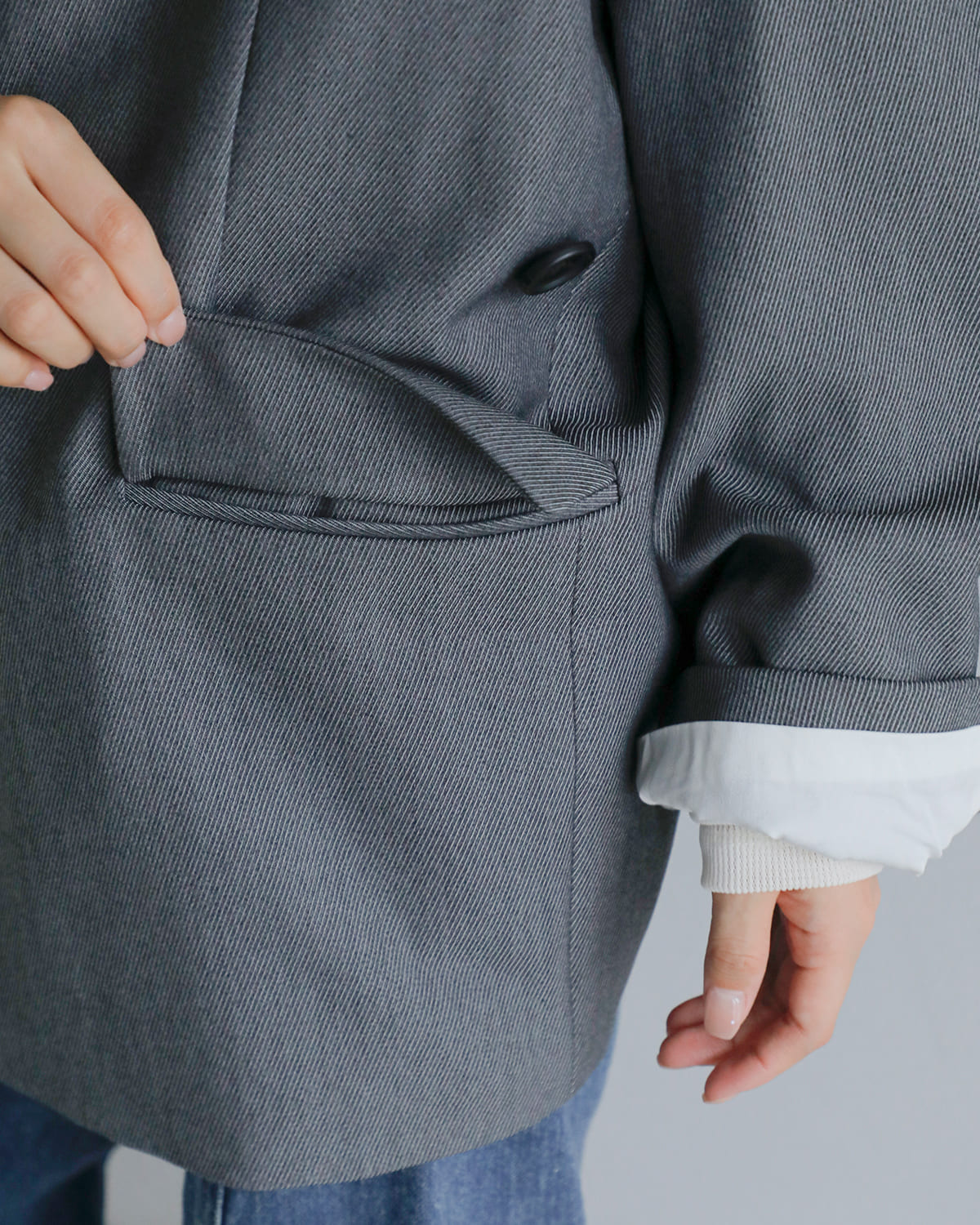 CLANE(クラネ)2wayテーラードオーバージャケット 19103-0462