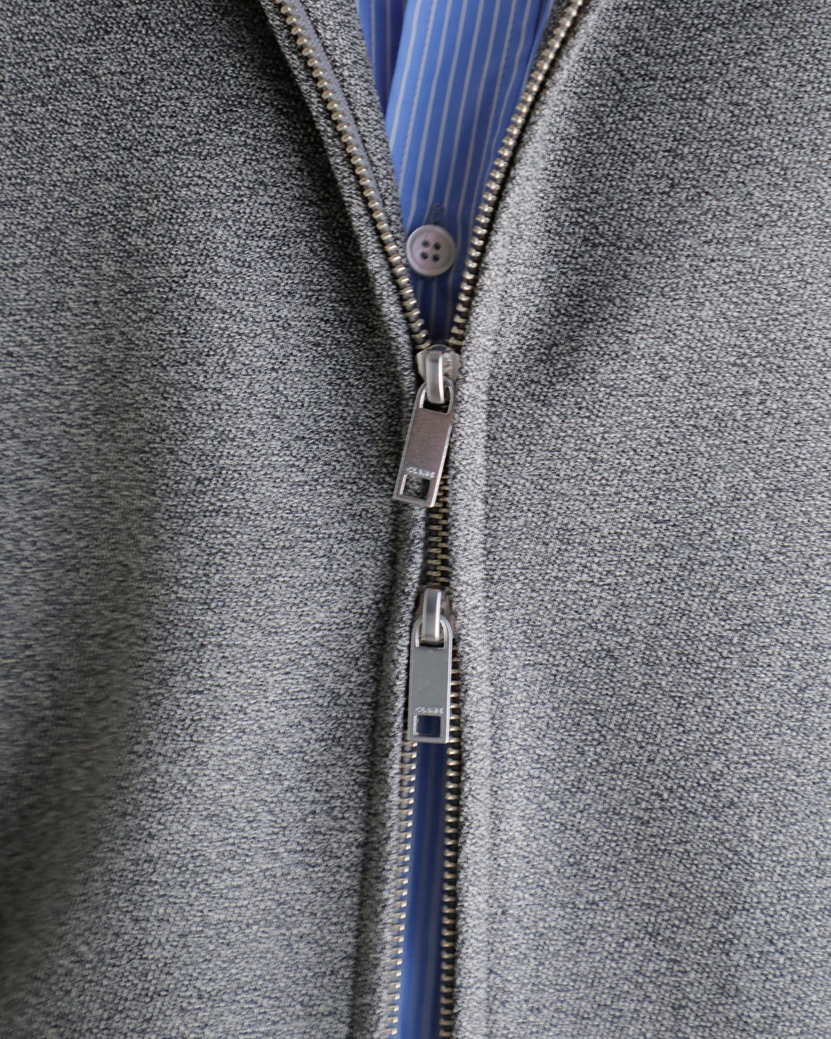 CLANE(クラネ)コンストラクティブボンディングフーディーブルゾン 19104-0502