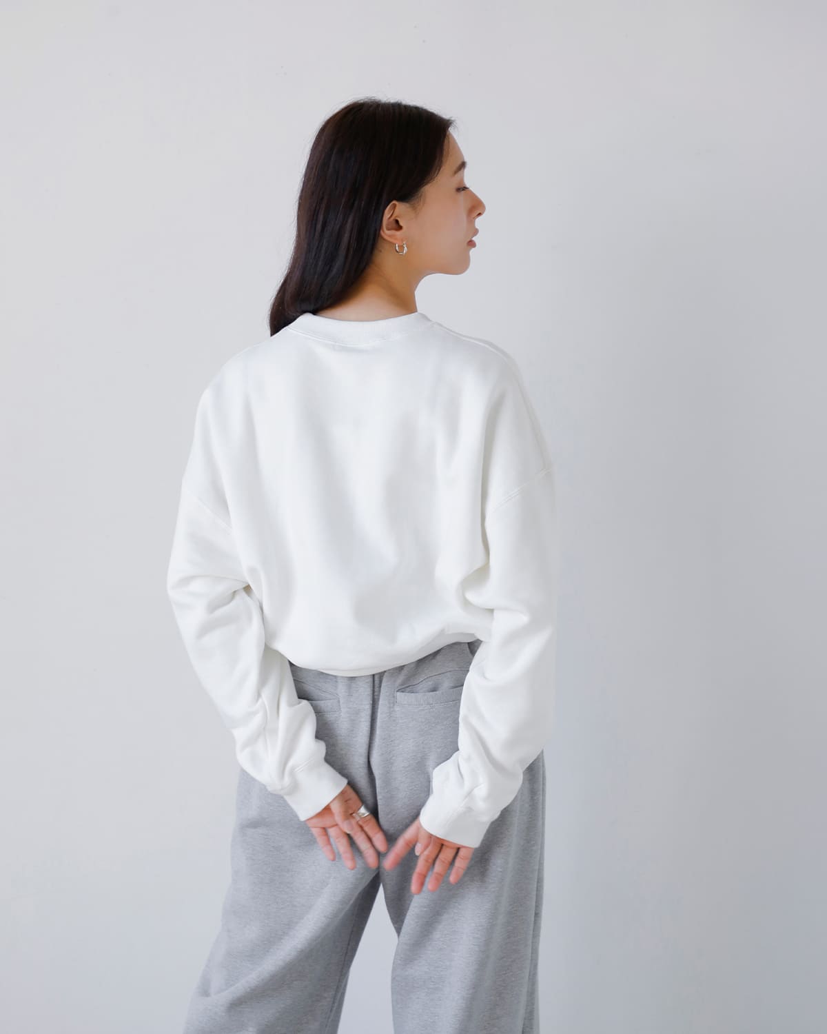 CLANE(クラネ)ロゴスウェットトップス “LOGO SHORT SWEAT TOPS” 19105-1252