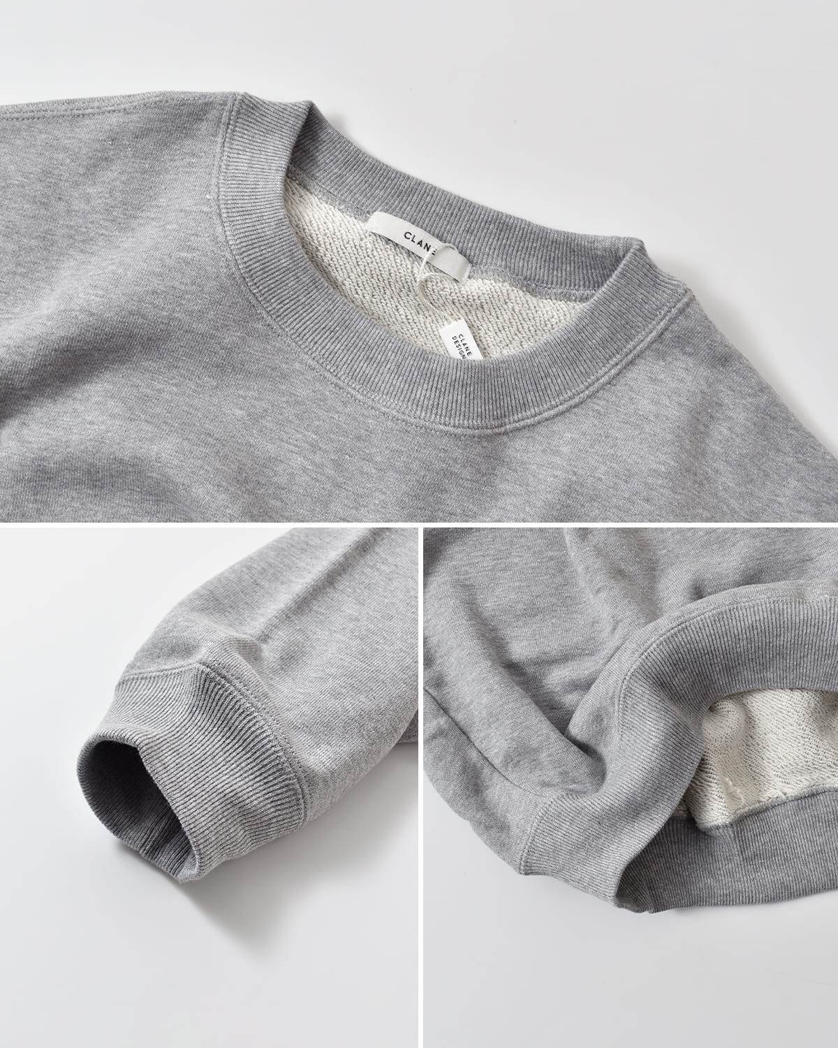 CLANE(クラネ)ロゴスウェットトップス “LOGO SHORT SWEAT TOPS” 19105-1252