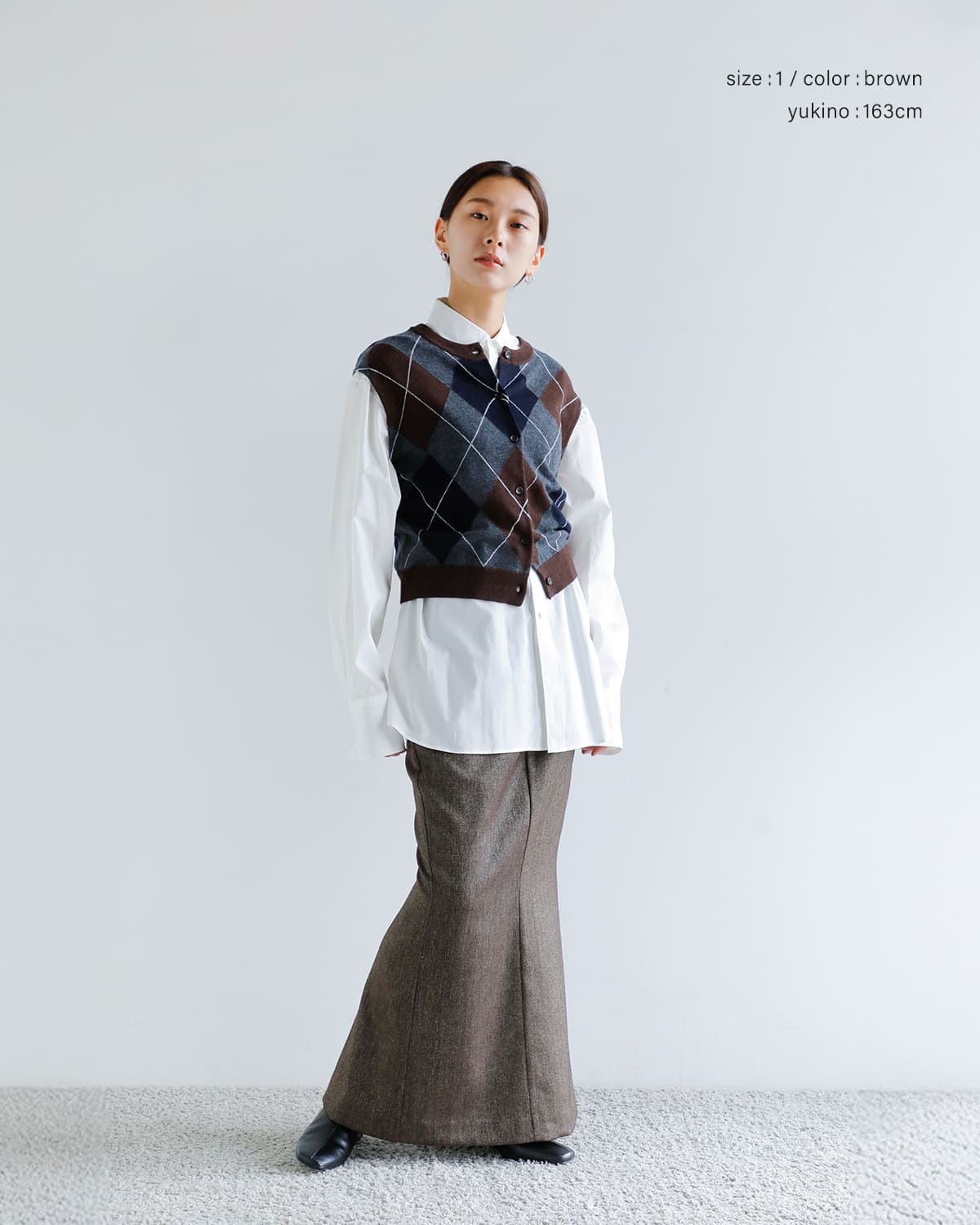 :CLANE(クラネ)アレンジニットトップスカーディガン 19106-2092