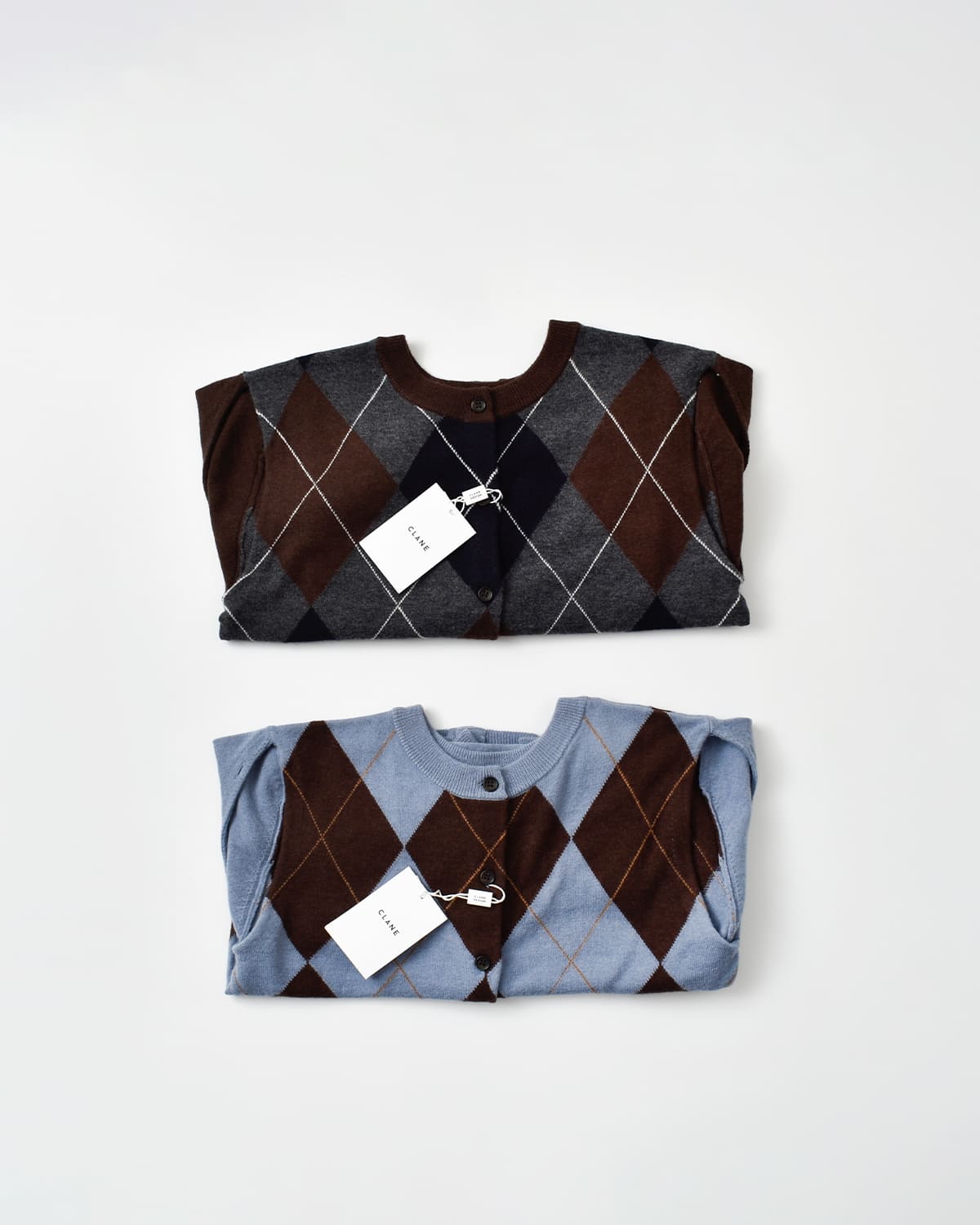 :CLANE(クラネ)アレンジニットトップスカーディガン 19106-2092