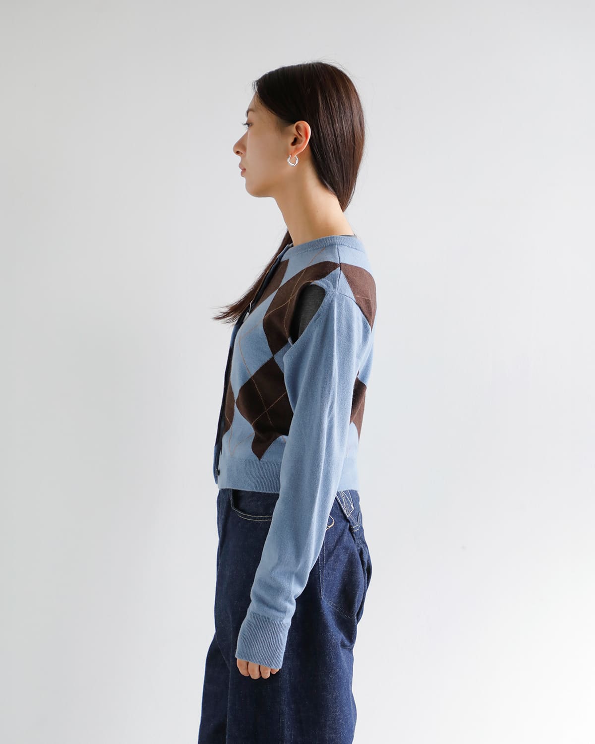 :CLANE(クラネ)アレンジニットトップスカーディガン 19106-2092