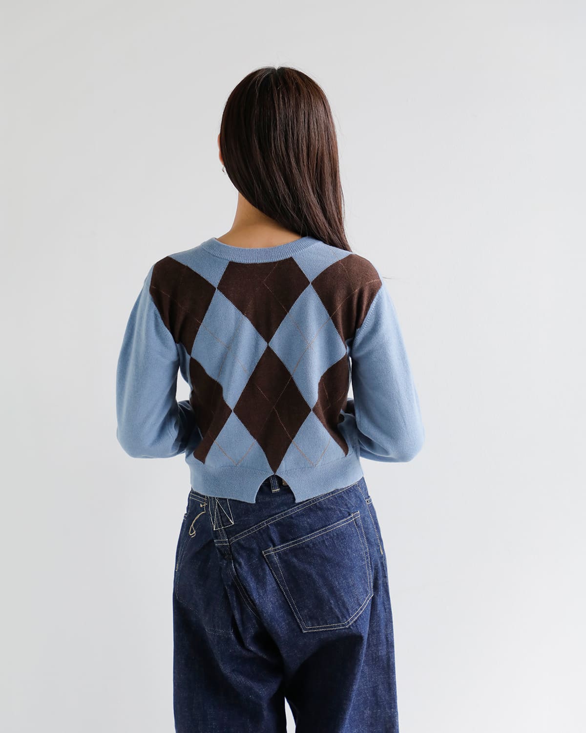 :CLANE(クラネ)アレンジニットトップスカーディガン 19106-2092