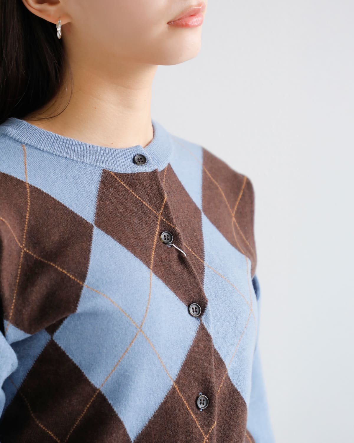 :CLANE(クラネ)アレンジニットトップスカーディガン 19106-2092