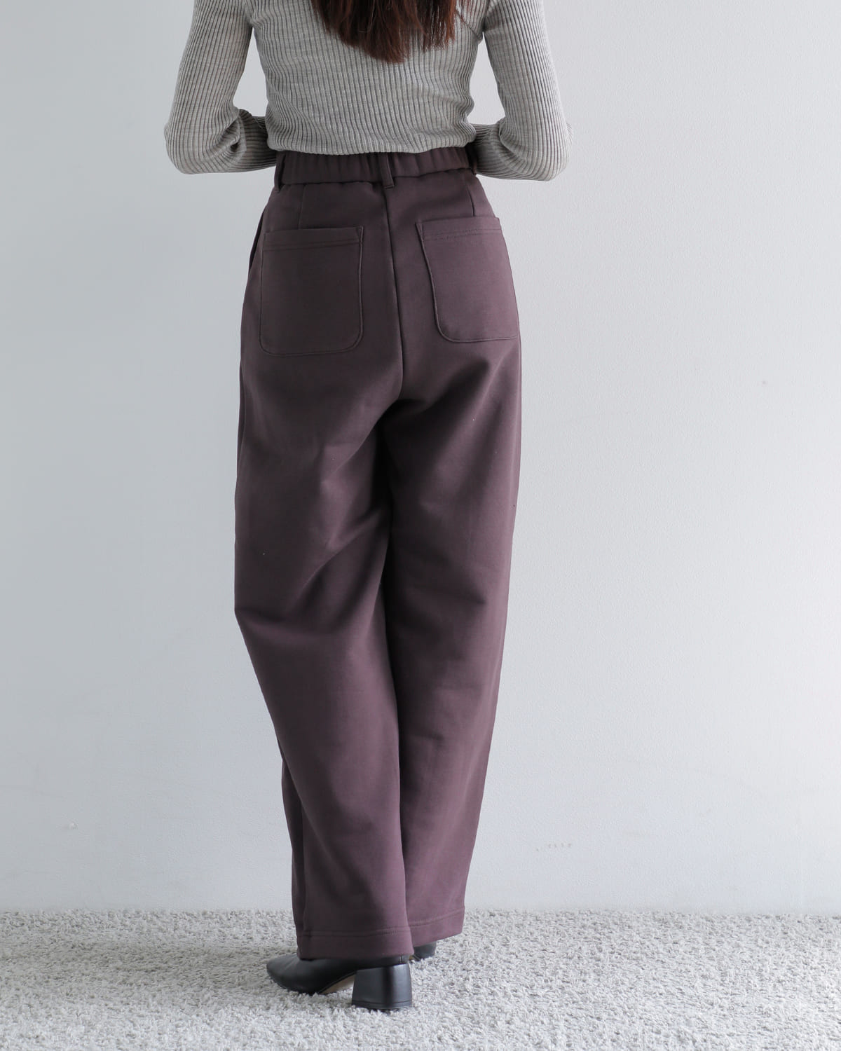 CLANE(クラネ)ツータックスウェットパンツ 19110-7262